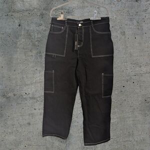 Utility Pants With Contrast Stitching BNWT